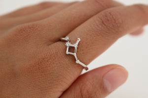 CANCER ZODIAC CONSTELLATION RING