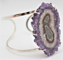 Load image into Gallery viewer, Amethyst Geode Cuff - I1018