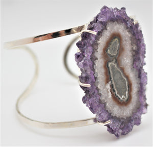 Amethyst Geode Cuff - I1018