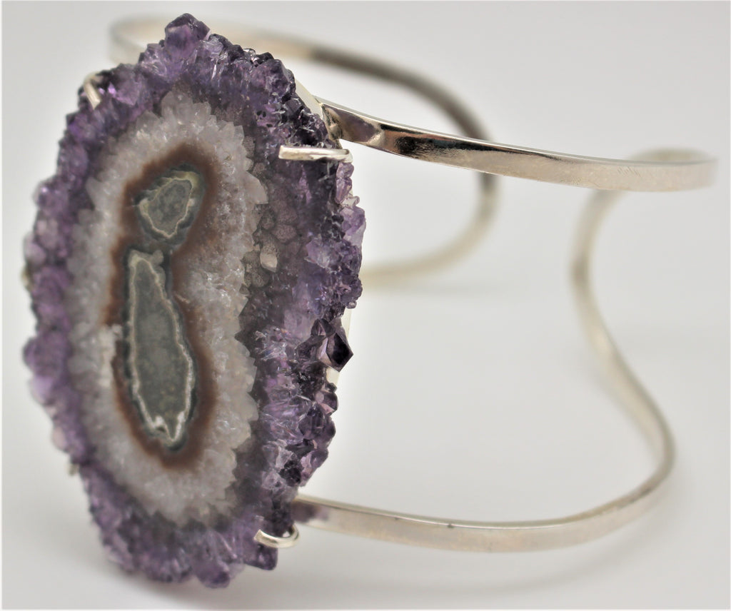 Amethyst Geode Cuff - I1018