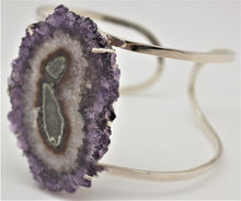 Load image into Gallery viewer, Amethyst Geode Cuff - I1018