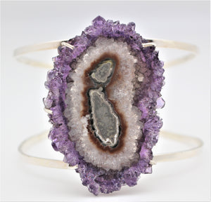 Amethyst Geode Cuff - I1018