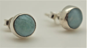 Larimar Stud Earrings - I1011