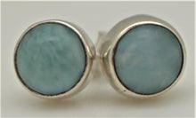 Load image into Gallery viewer, Larimar Stud Earrings - I1011