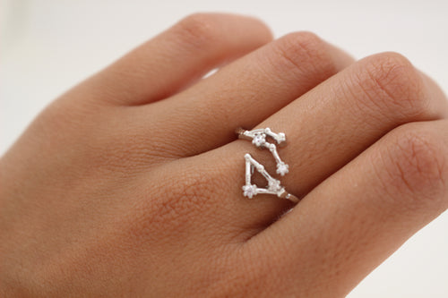 GEMINI ZODIAC CONSTELLATION RING