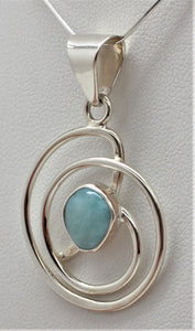 Larimar Pendant - I1122