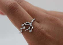 Load image into Gallery viewer, PISCES ZODIAC CONSTELLATION RING