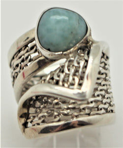 Larimar Ring - I1045