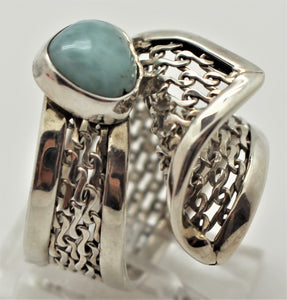 Larimar Ring - I1045