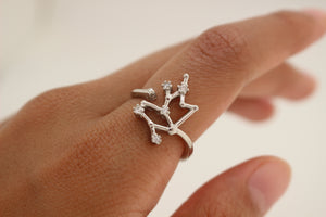 TAURUS ZODIAC CONSTELLATION RING